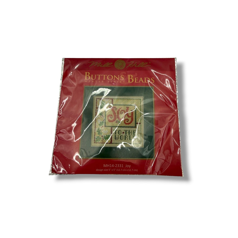 Mill Hill Buttons & Beads Joy Cross Stitch Kit MH14-2331 Christmas NEW